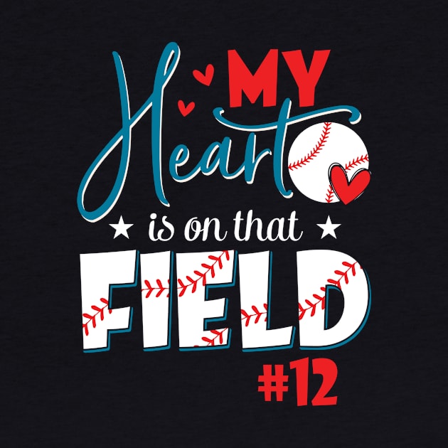 My heart Is On That Field Baseball Player Gift For Men Women by truong-artist-C